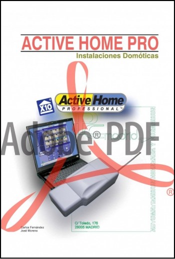 Instalaciones domóticas corrientes portadoras X-10 manual activehome pro (Formato pdf)