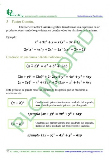 Factor común