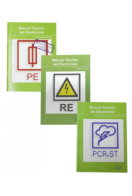 Pack de Manuales Técnicos del Electricista: Protecciones Electricas
