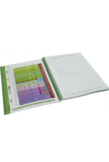 Cuaderno del Electricista de PLC Madrid, tapa abierta