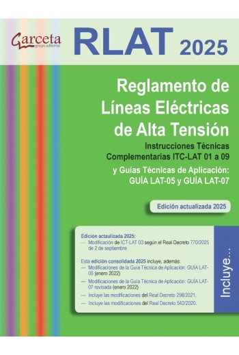 RLAT 2025. Reglamento de Líneas Eléctricas del Alta Tensión 4.ª edición