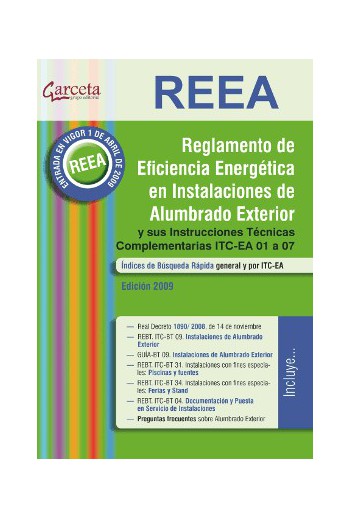 REEA Reglamento de Eficiencia Energética en Instalaciones de Alumbrado Exterior